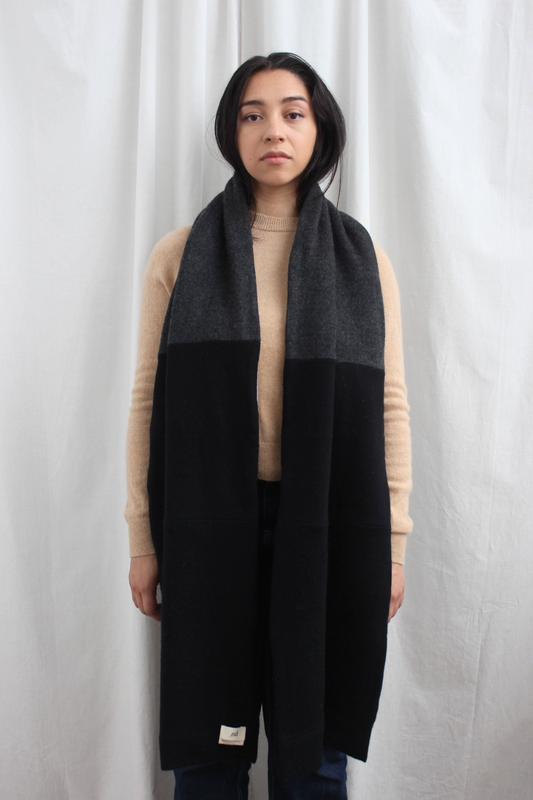 Reclaimed cashmere scarf