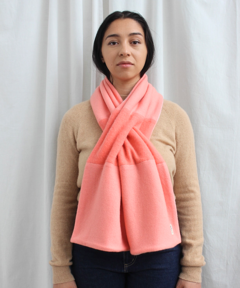 Reclaimed cashmere scarf