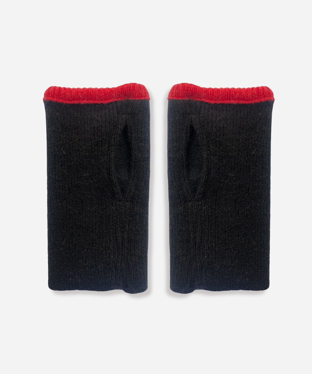 Reclaimed cashmere hand warmers