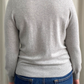 Grey Cashmere V Neck Jumper by M&S