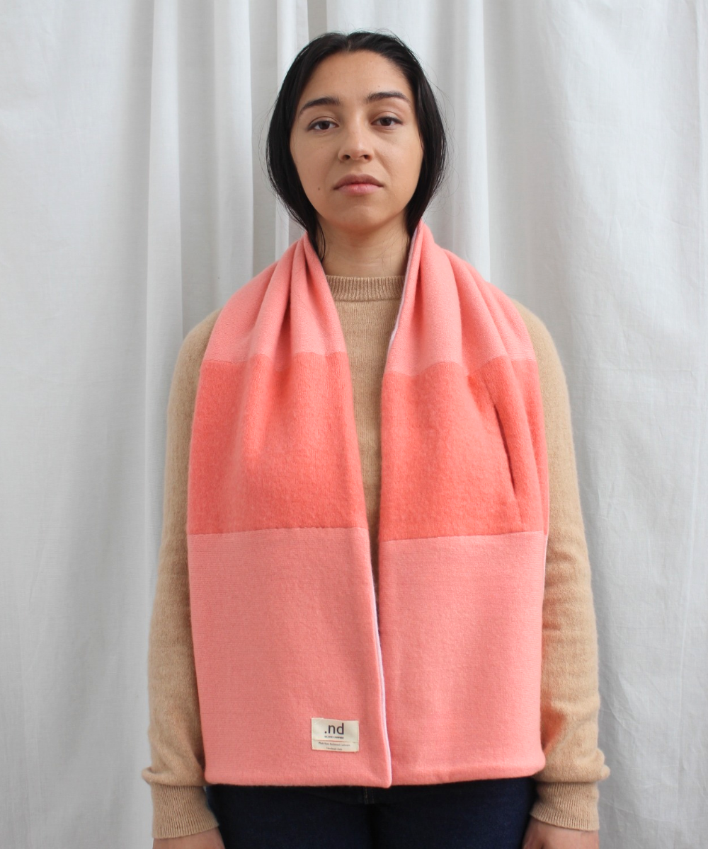 Reclaimed cashmere scarf