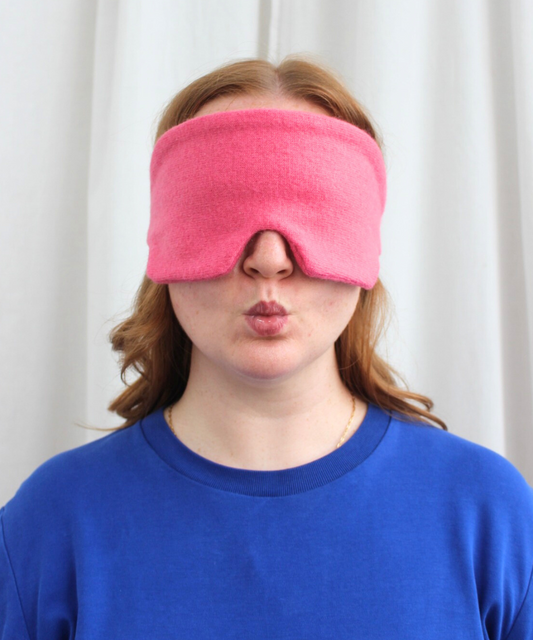 Reclaimed cashmere sleep mask