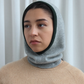 Recycled cashmere hood