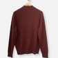 Brown Cashmere Zip Up Jumper    