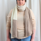 Big Reclaimed Cashmere Scarf | Neutral