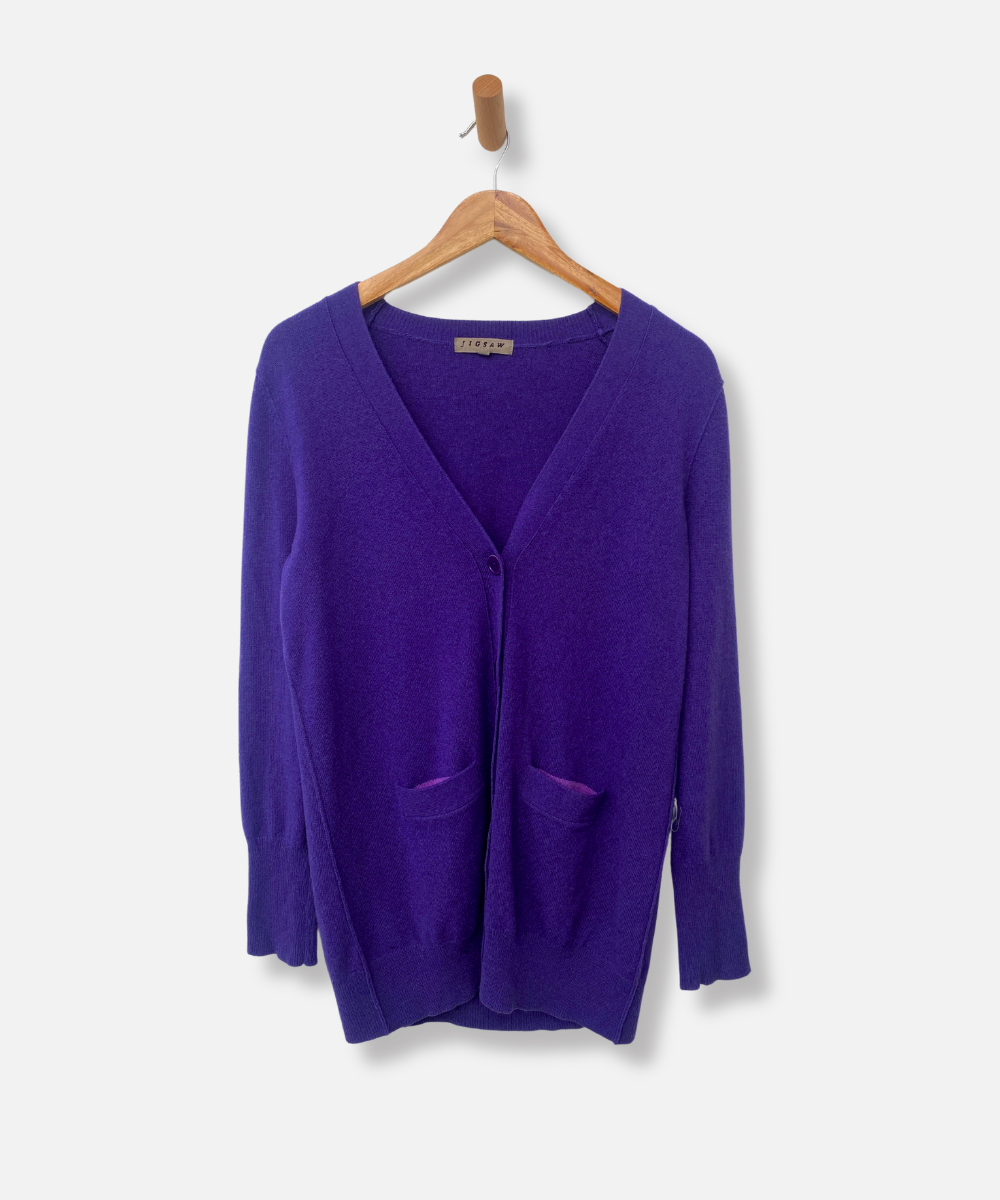 Secondhand cashmere cardigan