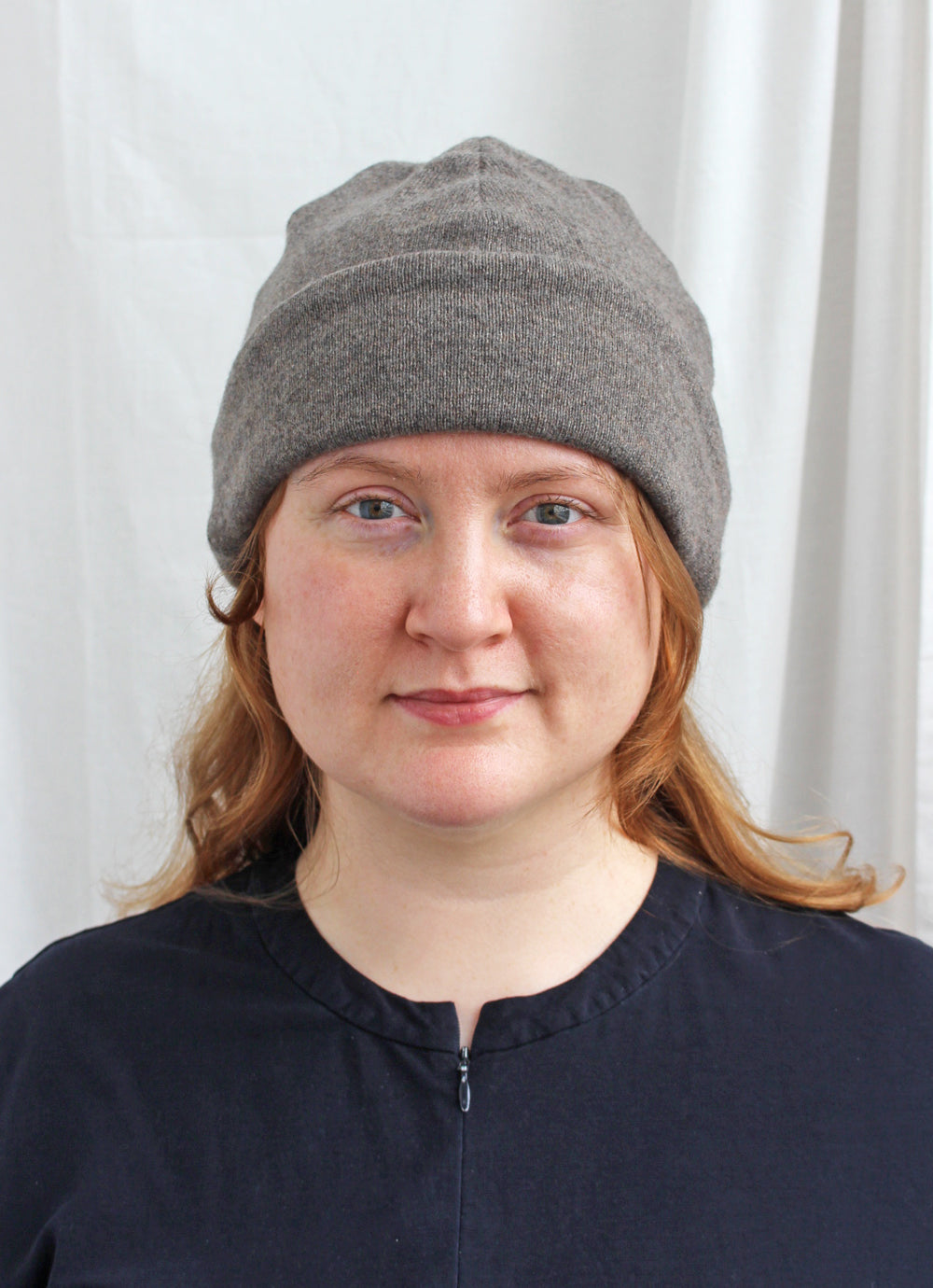 Reclaimed cashmere beanie hat