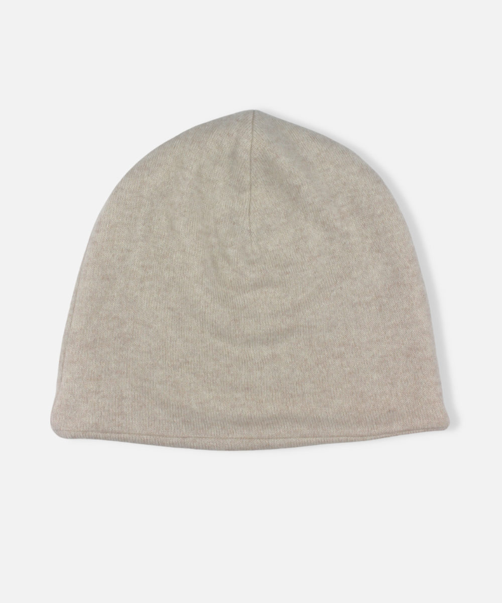 Reclaimed cashmere beanie hat