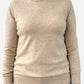Beige Cashmere Crew Neck Jumper by Uniqlo