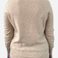 Beige Cashmere Crew Neck Jumper by Uniqlo