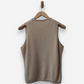 Beige Cashmere Crew Neck Button Up Vest by M&S