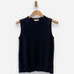 Black Cashmere Crew neck Vest by Boden