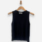 Black Cashmere Crew Neck Vest by Everlane