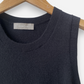 Black Cashmere Crew Neck Vest by Everlane