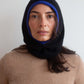 Recycled cashmere hood
