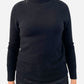 Black Cashmere Roll Neck Jumper by Palome