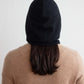 Recycled cashmere hood