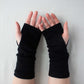 Recycled cashmere hand warmers