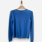 Blue Cashmere Crew Neck Jumper