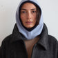 Recycled cashmere hood