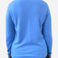 Blue Cashmere Crew Neck Cardigan by Lochmere