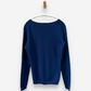 Blue Cashmere V Neck Jumper by Pure Collection