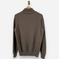 Brown Cashmere Roll Neck Jumper