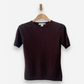 Brown Cashmere Crew Neck Top by A Giannette