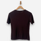 Brown Cashmere Crew Neck Top by A Giannette