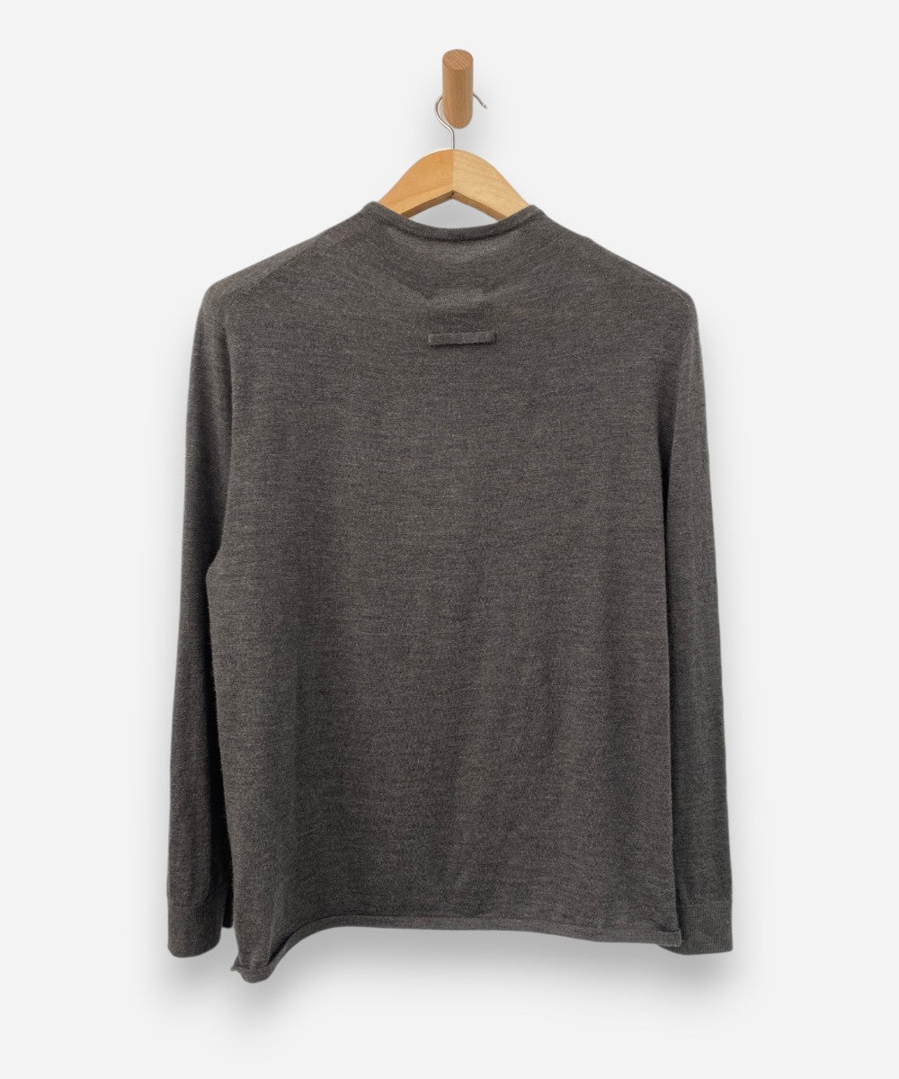 Brown Cashmere Mock Neck Brand New, Slouchy, Superfine Jumper by COS