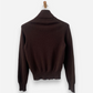 Brown Cashmere Roll Neck Jumper by Connioisseur