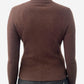 Brown Cashmere Roll Neck Jumper 