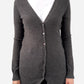 Brown Cashmere V Neck Cardigan by Zara