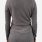 Brown Cashmere V Neck Cardigan by Zara