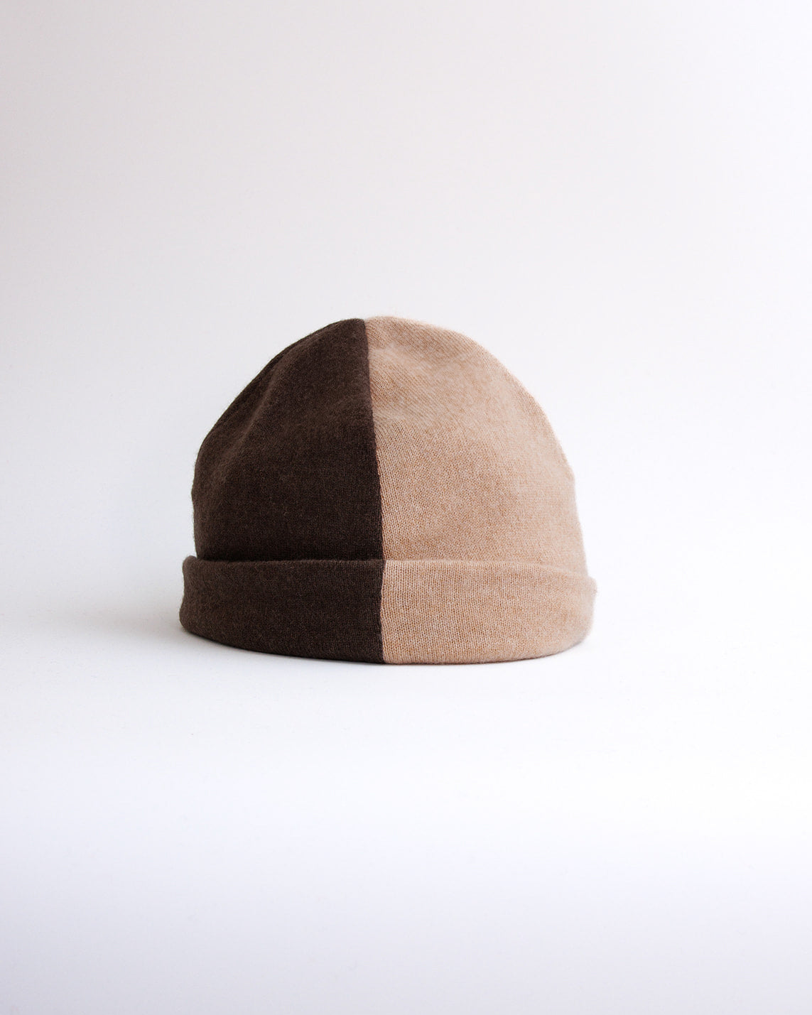 Recycled cashmere beanie hat