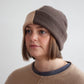 Recycled cashmere beanie hat