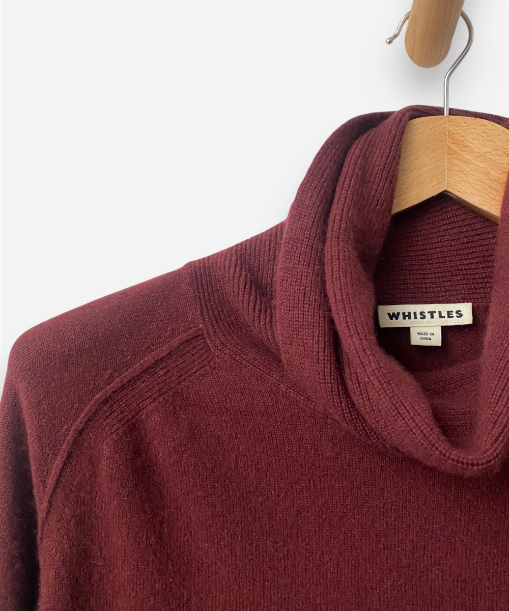 Secondhand cashmere jumper