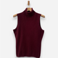 Burgundy Cashmere Roll Neck Vest by Lord and Taylor