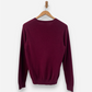 Burgundy Cashmere V Neck Jumper by Uniqlo