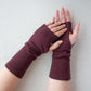 Recycled cashmere hand warmers