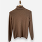 Camel Cashmere Roll Neck Jumper