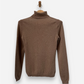 Camel Cashmere Roll Neck Jumper