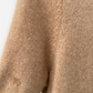 Camel Cashmere Round Neck Top by Land's End