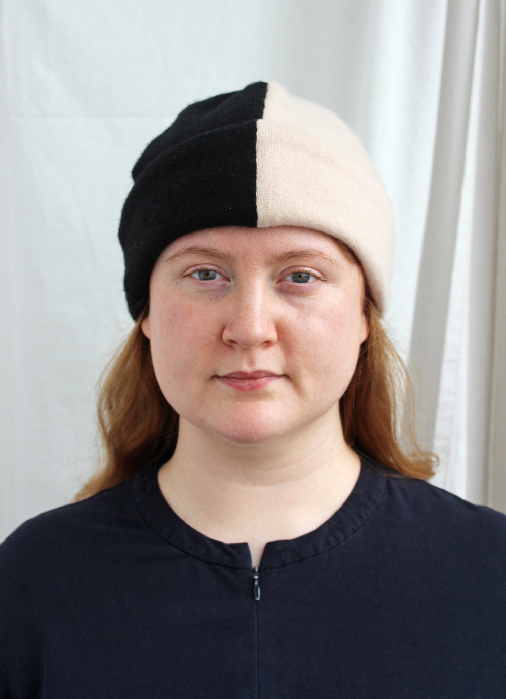 Reclaimed cashmere beanie hat