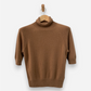 Camel Cashmere Roll Neck Top by H&M
