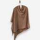 Camel Cashmere V Neck Poncho by Perfect Cashmere