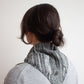 Re-knitted pure cashmere neckerchief