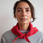 Re-knitted pure cashmere neckerchief