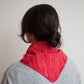 Re-knitted pure cashmere neckerchief
