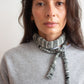 Re-knitted cashmere tie scarf 